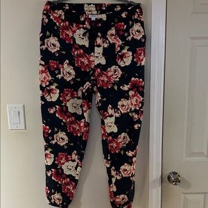 LuLaRoe Sweatpants with Floral Prints